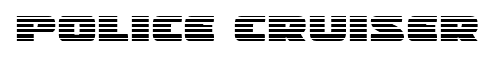Police Cruiser font