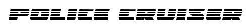 Police Cruiser font