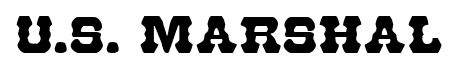 U.S. Marshal font