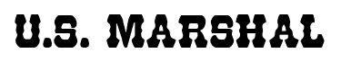 U.S. Marshal font