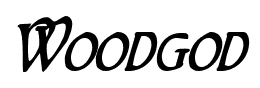 Woodgod font