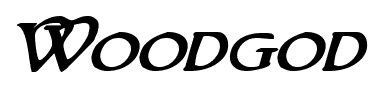 Woodgod font
