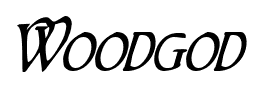 Woodgod font