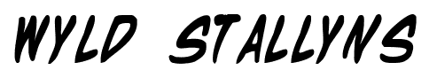 Wyld Stallyns font