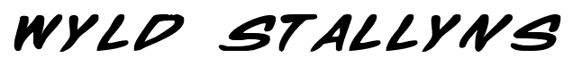 Wyld Stallyns font