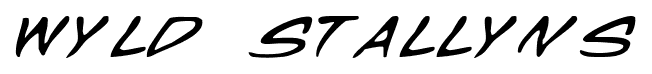 Wyld Stallyns font