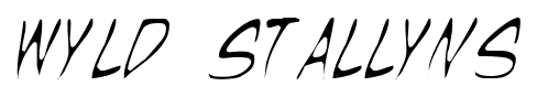 Wyld Stallyns font