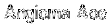 Angioma Aoe font