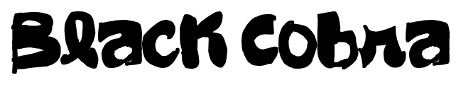 Black Cobra font