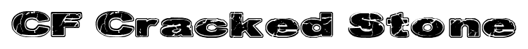 CF Cracked Stone font