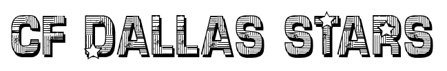 CF Dallas Stars font