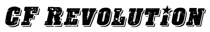 CF Revolution font