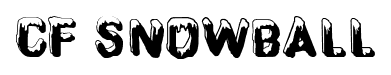 CF SnowBall font