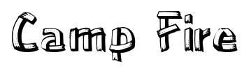 Camp Fire font