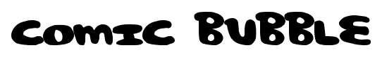 Comic Bubble font
