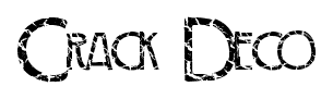 Crack Deco font