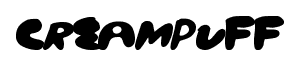 CreamPuff font