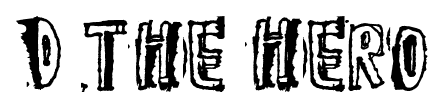 D the Hero font