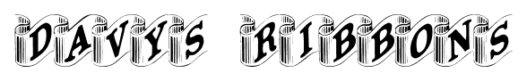 Davys Ribbons font