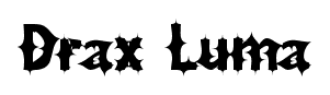 Drax Luma font