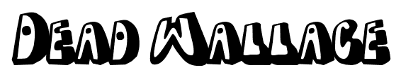 Dead Wallace font