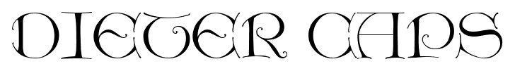 Dieter Caps font