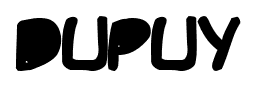 Dupuy font