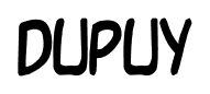 Dupuy font