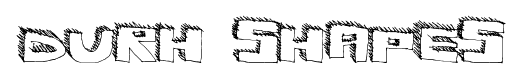 Durh Shapes font