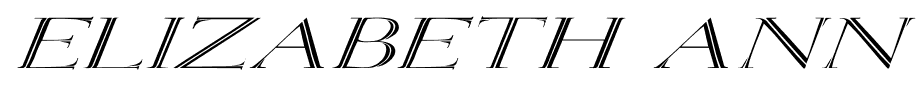 Elizabeth ANN font