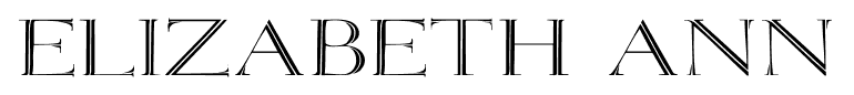 Elizabeth ANN font