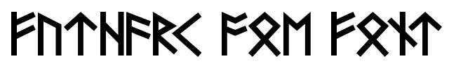 Futhark Aoe font font