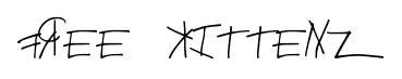 Free Kittenz font