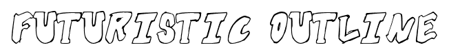 Futuristic Outline font