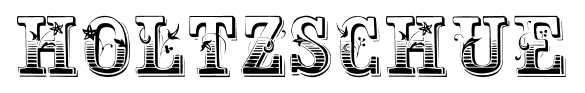 Holtzschue font