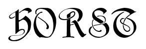 Horst font