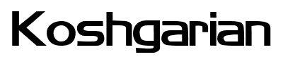 Koshgarian font