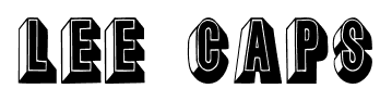 Lee Caps font