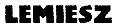 Lemiesz font