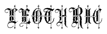 Leothric font