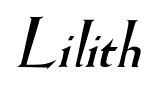 Lilith font