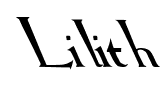 Lilith font