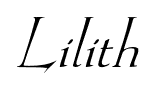 Lilith font