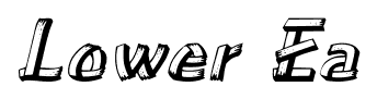 Lower Ea font
