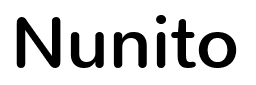 Nunito font