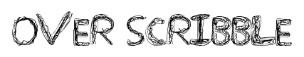 Over Scribble font
