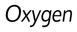 Oxygen font