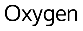Oxygen font