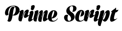 Prime Script font