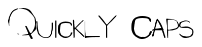 Quickly Caps font